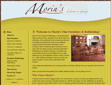 Tablet Screenshot of morinsfinefurniture.com